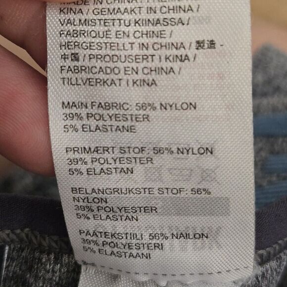 Gymshark Navy Marl/Light Gray Flex Strappy Sports Bra - Size Small - Picture 6 of 6